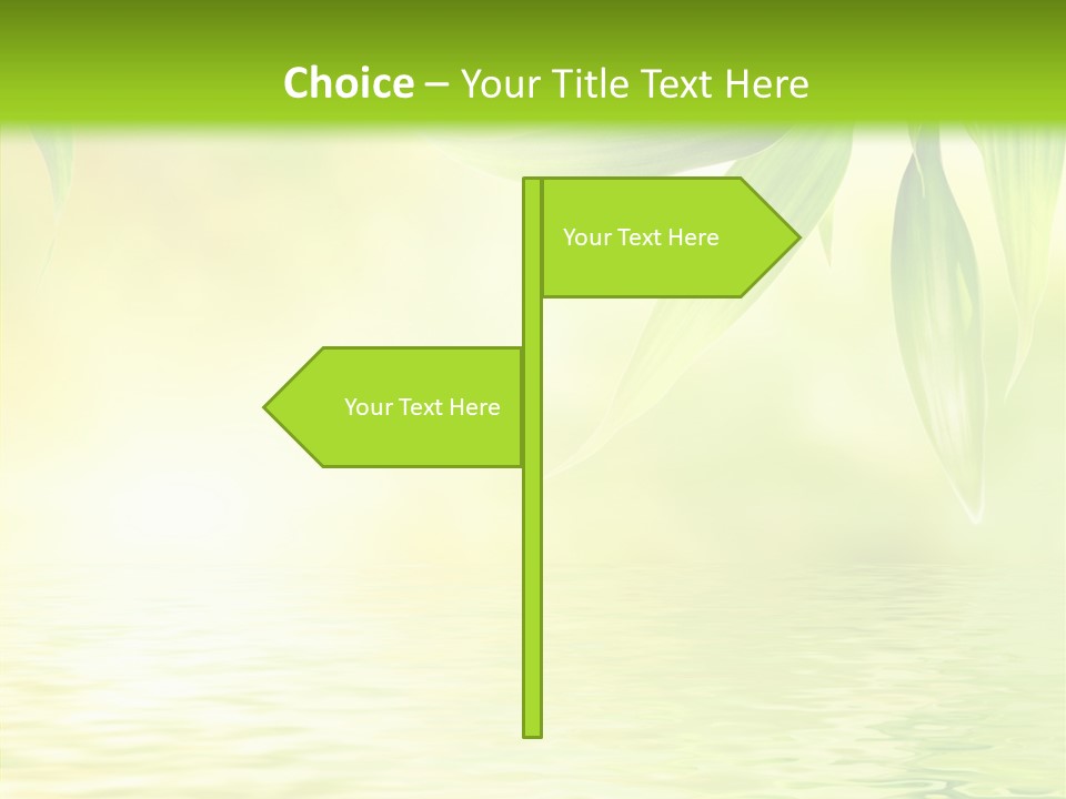 Flare Background Sunshine PowerPoint Template