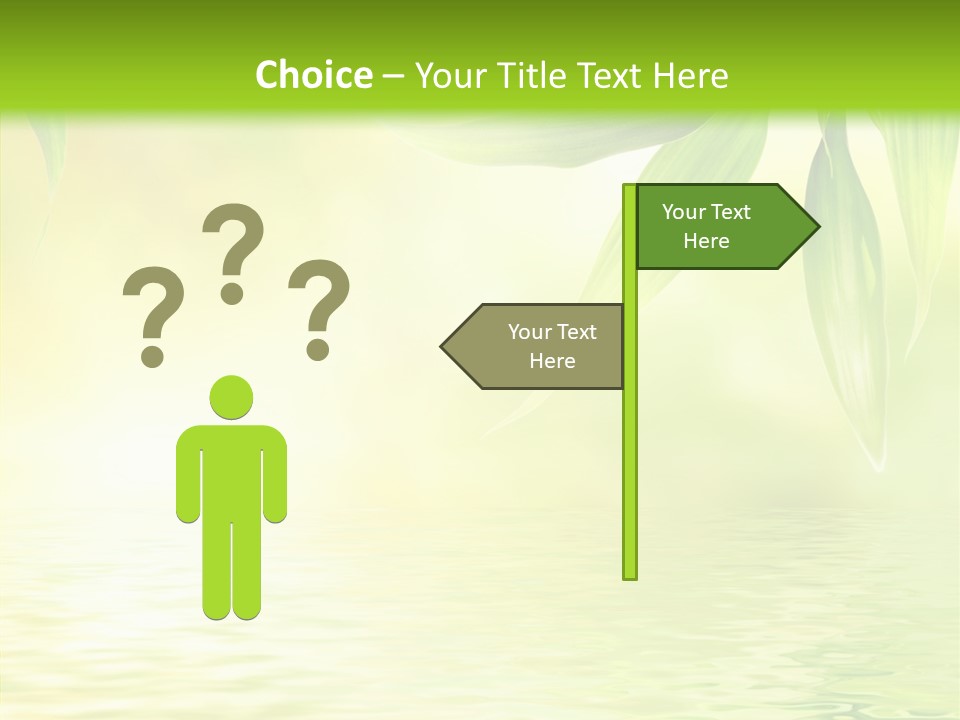 Flare Background Sunshine PowerPoint Template