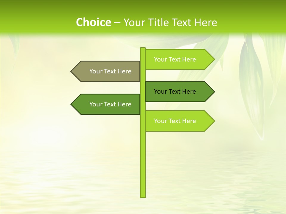 Flare Background Sunshine PowerPoint Template