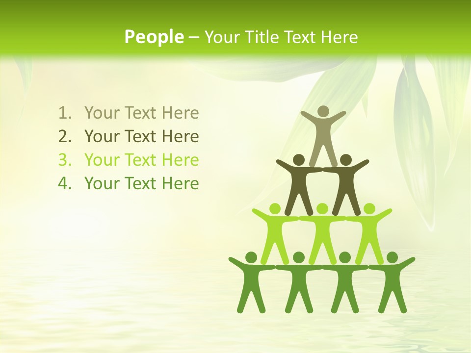 Flare Background Sunshine PowerPoint Template