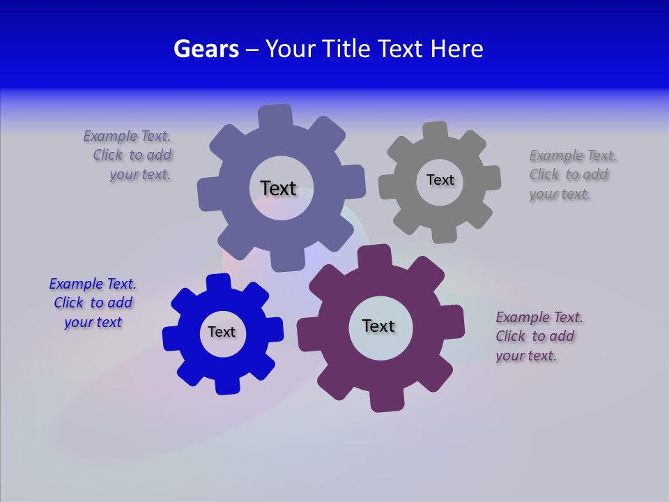 Design Green Wheel PowerPoint Template
