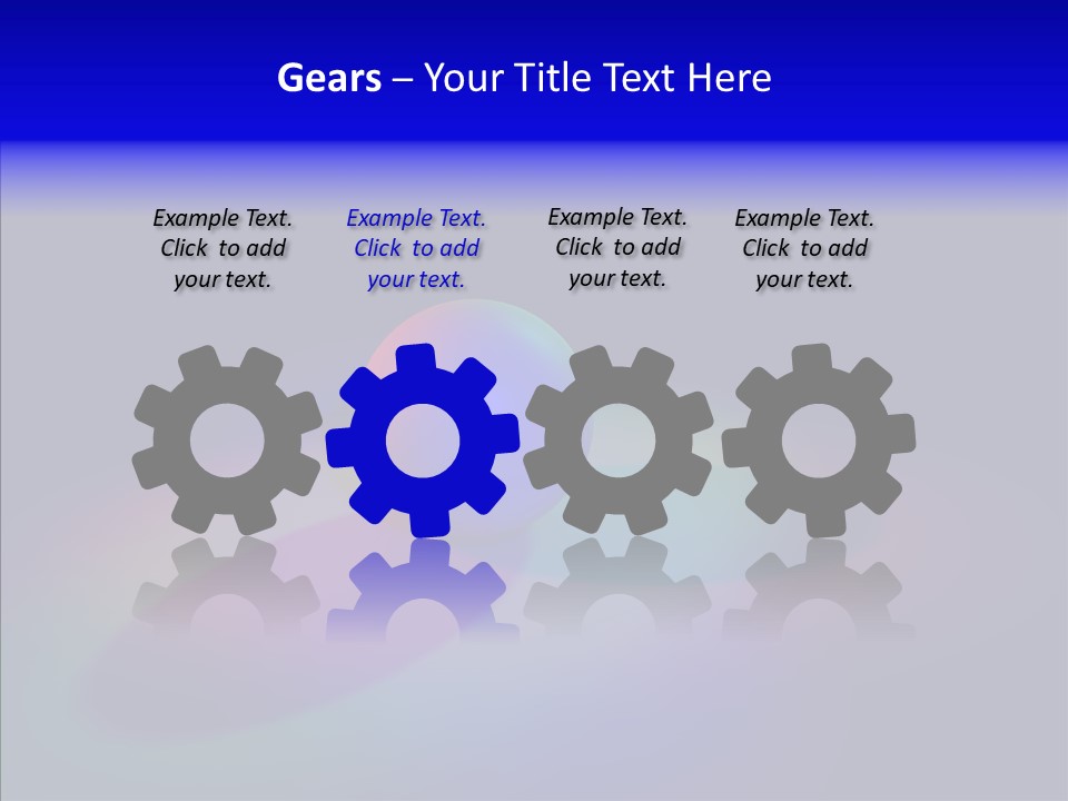 Design Green Wheel PowerPoint Template