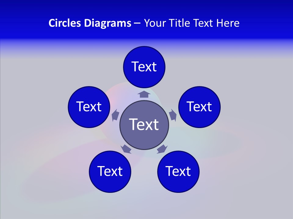 Design Green Wheel PowerPoint Template