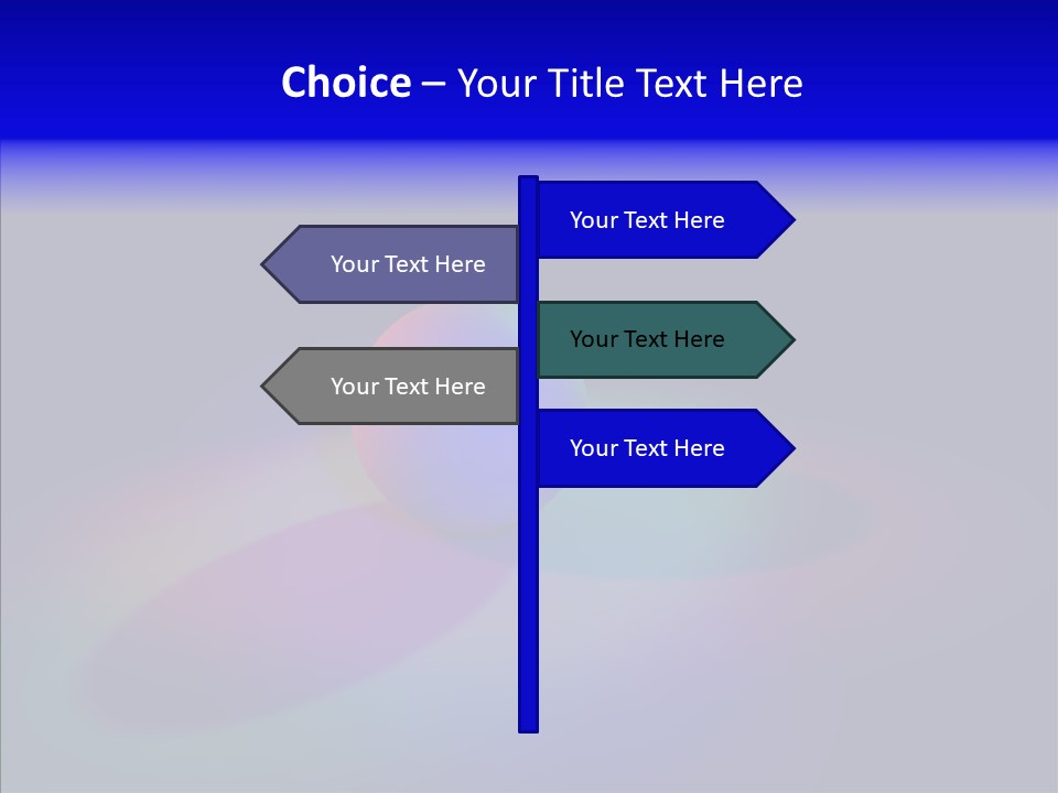 Design Green Wheel PowerPoint Template