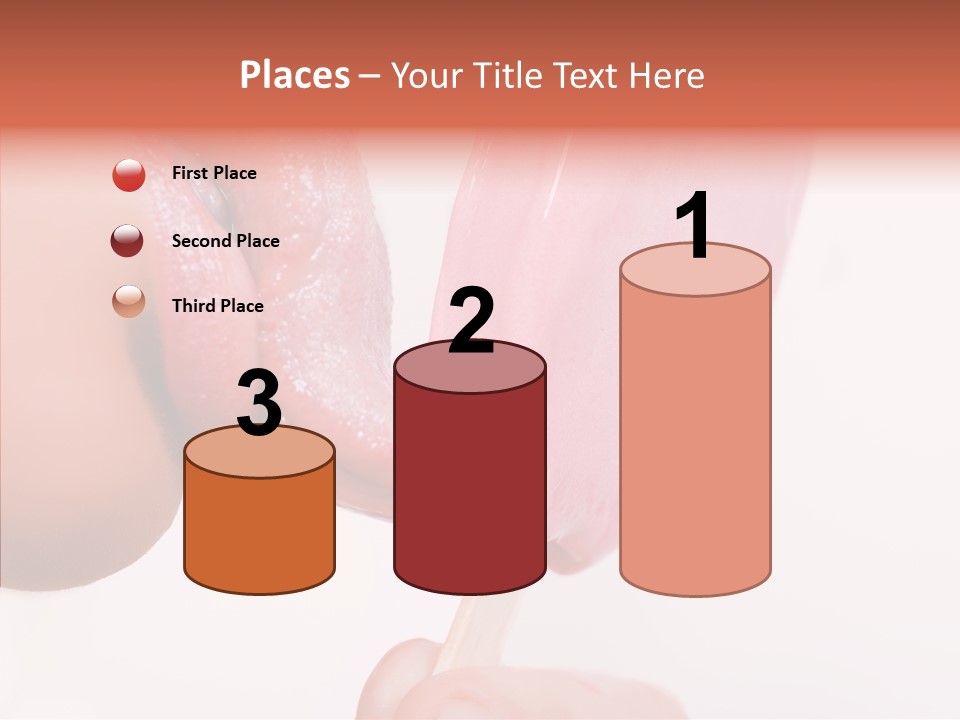 Holding Enjoyment Delicious PowerPoint Template