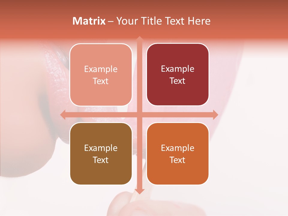 Holding Enjoyment Delicious PowerPoint Template