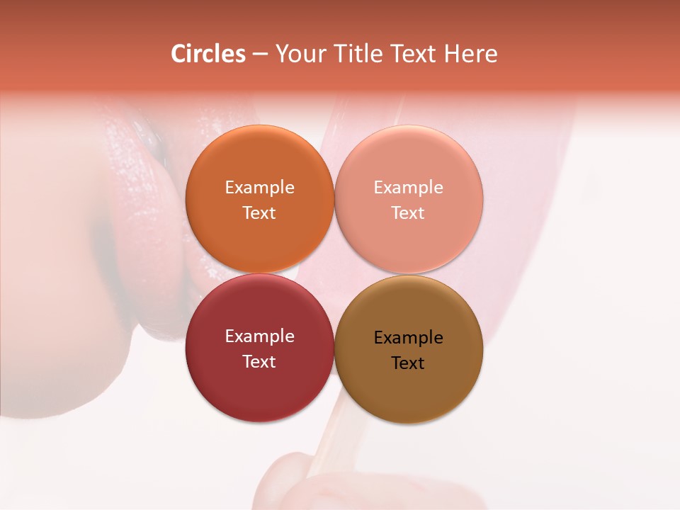 Holding Enjoyment Delicious PowerPoint Template