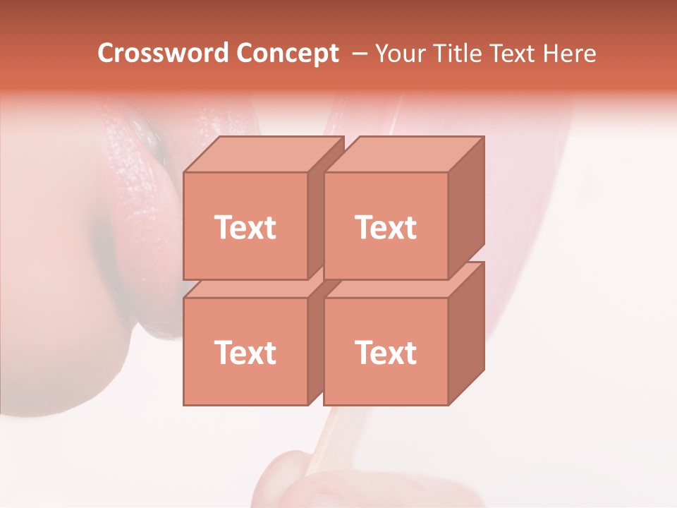 Holding Enjoyment Delicious PowerPoint Template