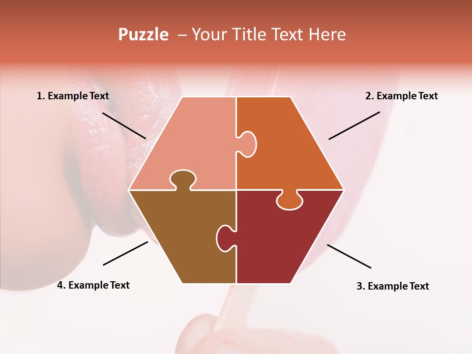 Holding Enjoyment Delicious PowerPoint Template