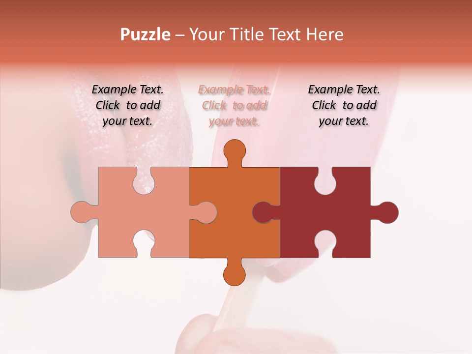 Holding Enjoyment Delicious PowerPoint Template