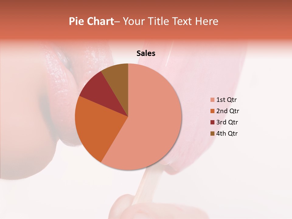 Holding Enjoyment Delicious PowerPoint Template