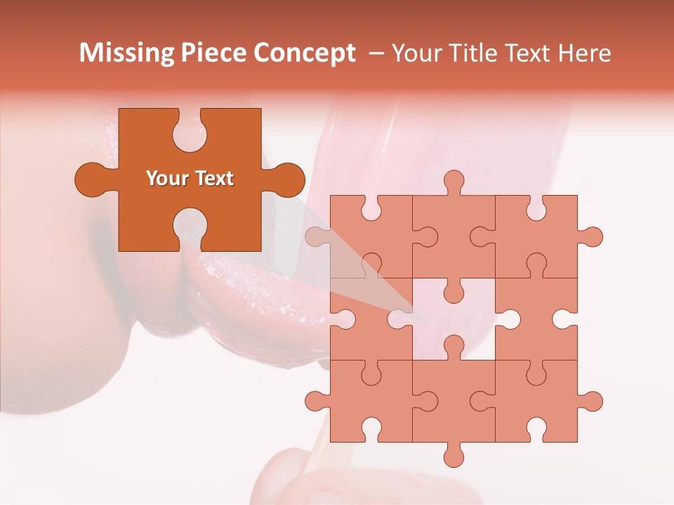 Holding Enjoyment Delicious PowerPoint Template