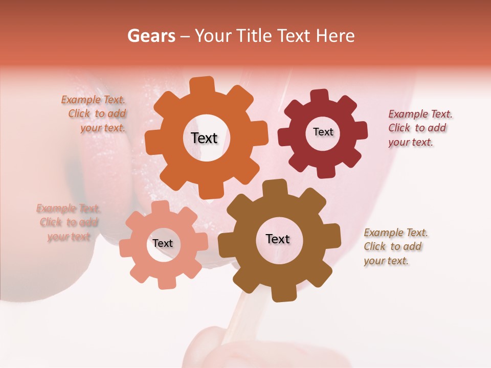 Holding Enjoyment Delicious PowerPoint Template