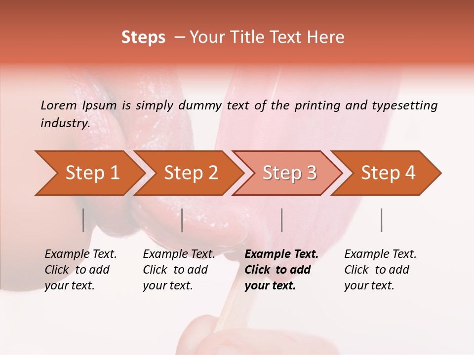 Holding Enjoyment Delicious PowerPoint Template