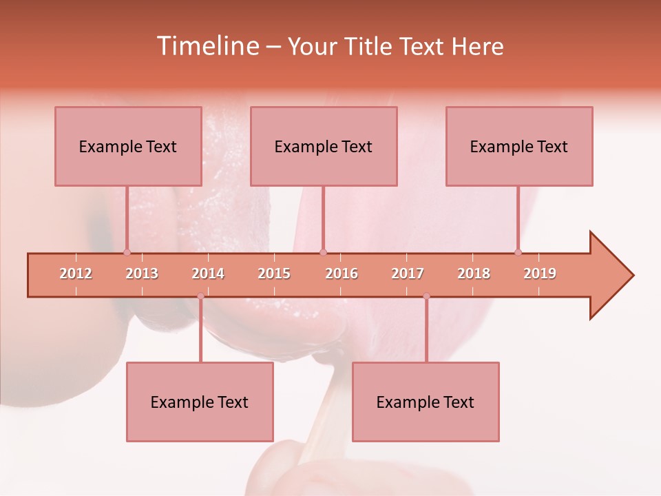 Holding Enjoyment Delicious PowerPoint Template