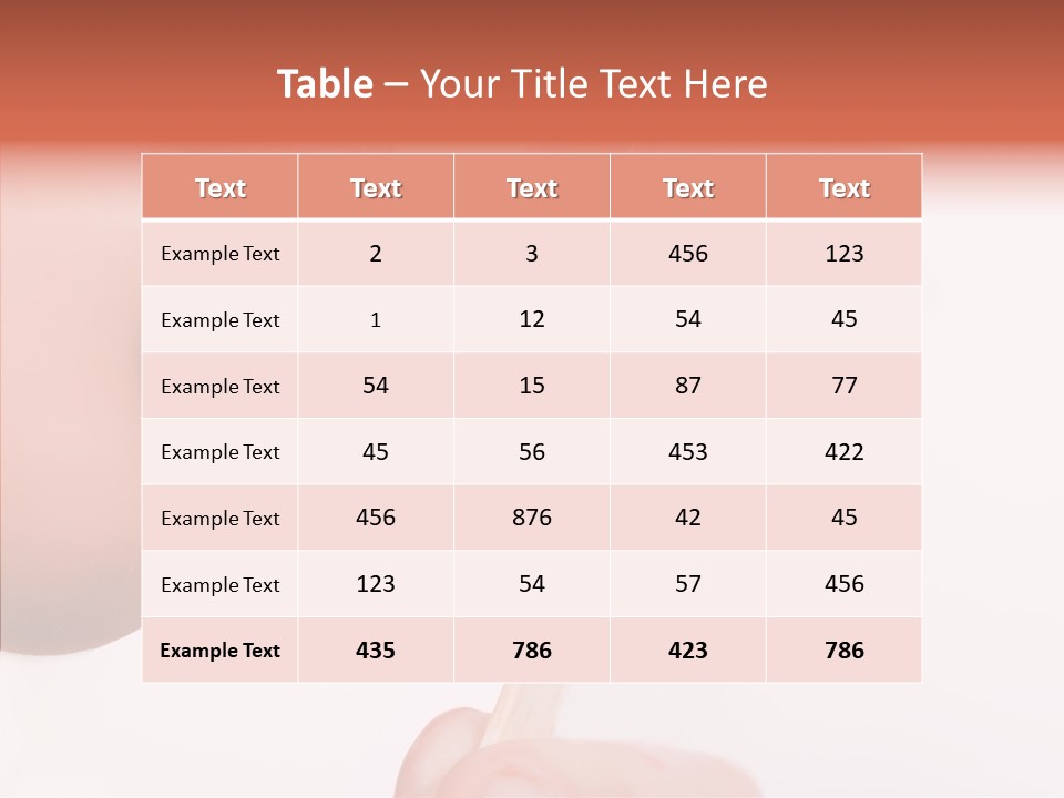 Holding Enjoyment Delicious PowerPoint Template