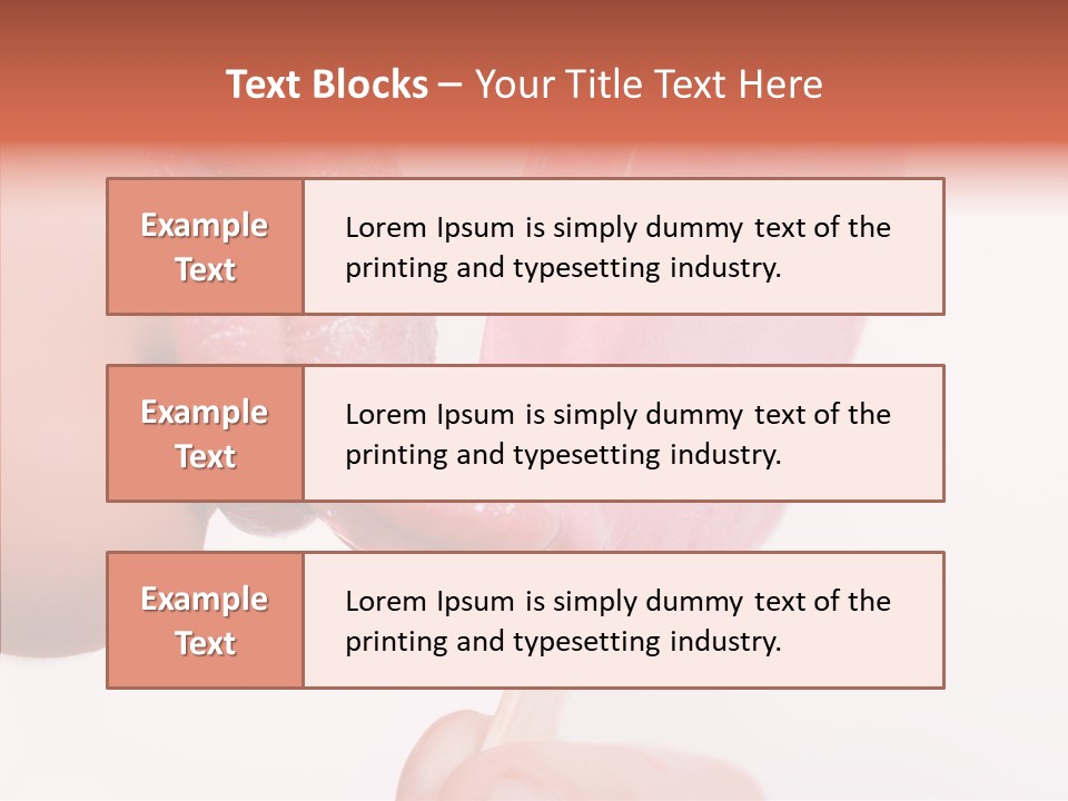 Holding Enjoyment Delicious PowerPoint Template