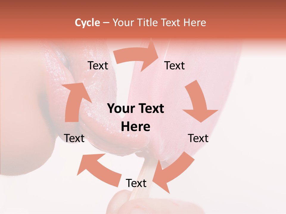Holding Enjoyment Delicious PowerPoint Template