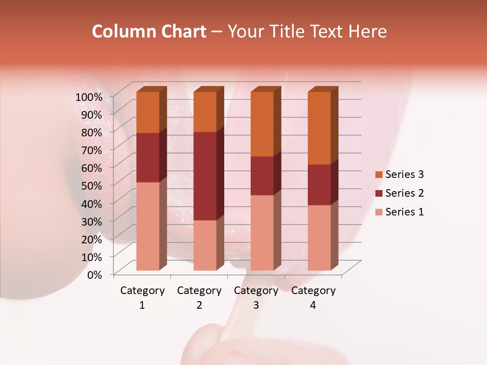 Holding Enjoyment Delicious PowerPoint Template