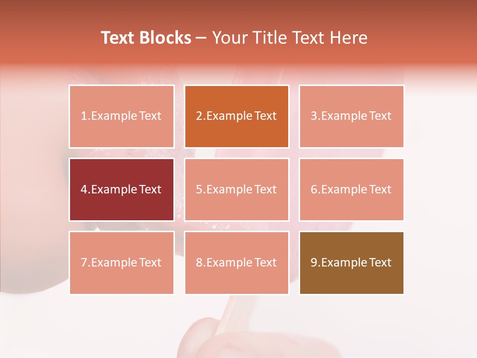 Holding Enjoyment Delicious PowerPoint Template