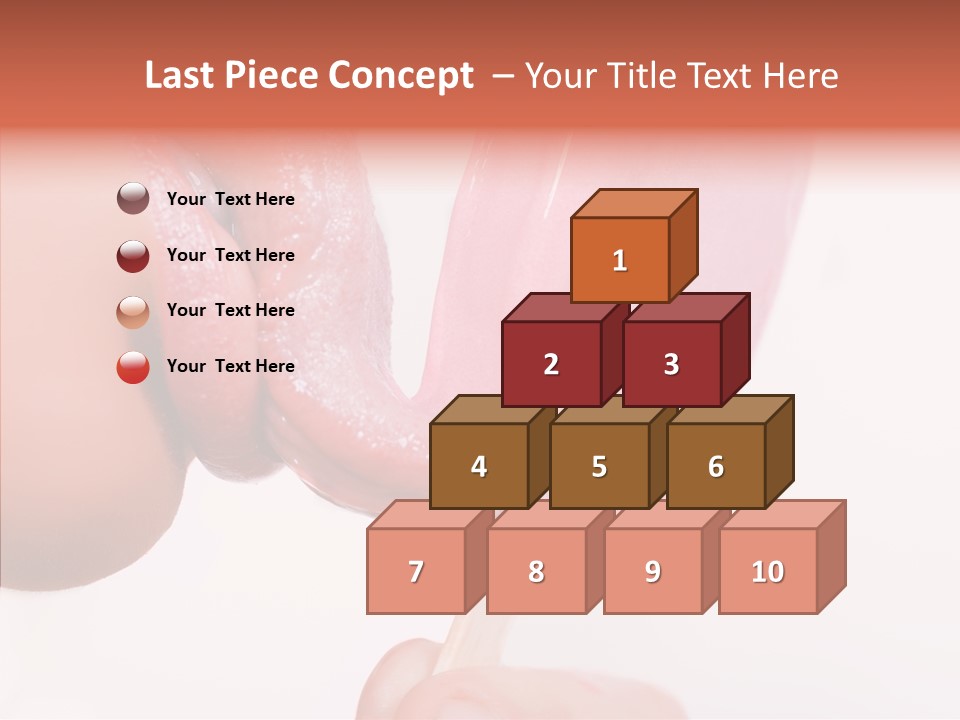 Holding Enjoyment Delicious PowerPoint Template