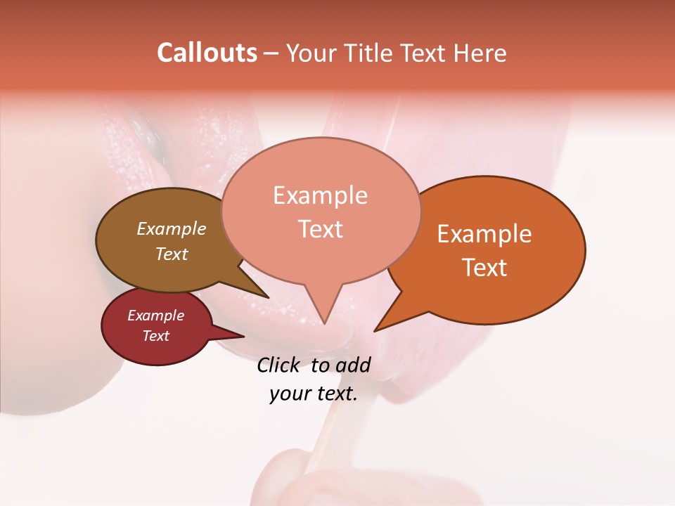 Holding Enjoyment Delicious PowerPoint Template