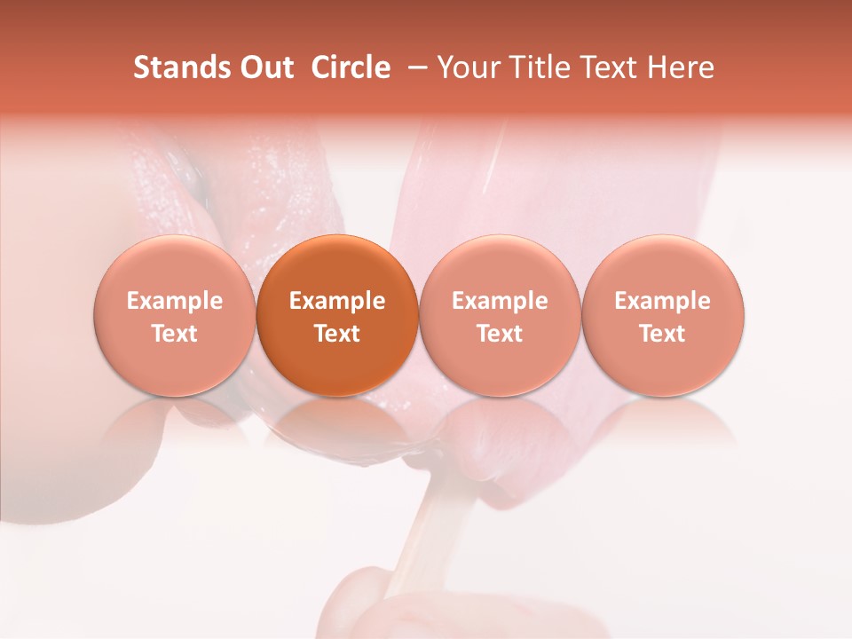 Holding Enjoyment Delicious PowerPoint Template