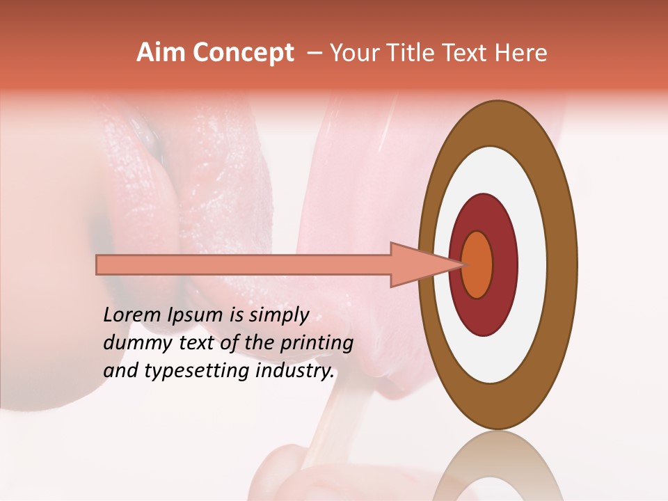 Holding Enjoyment Delicious PowerPoint Template