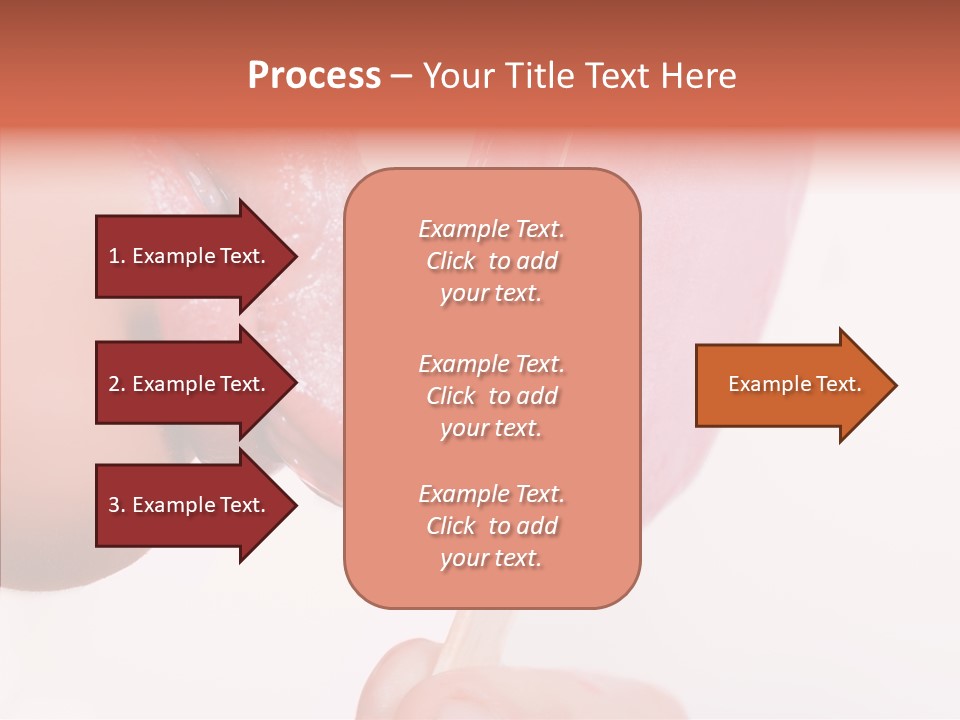 Holding Enjoyment Delicious PowerPoint Template