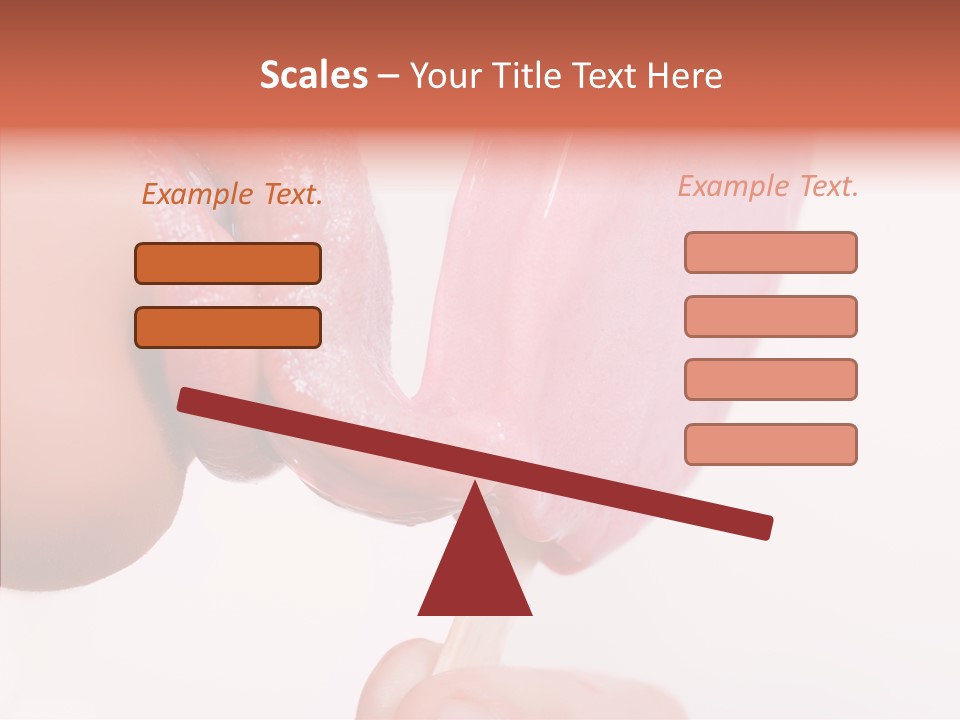 Holding Enjoyment Delicious PowerPoint Template