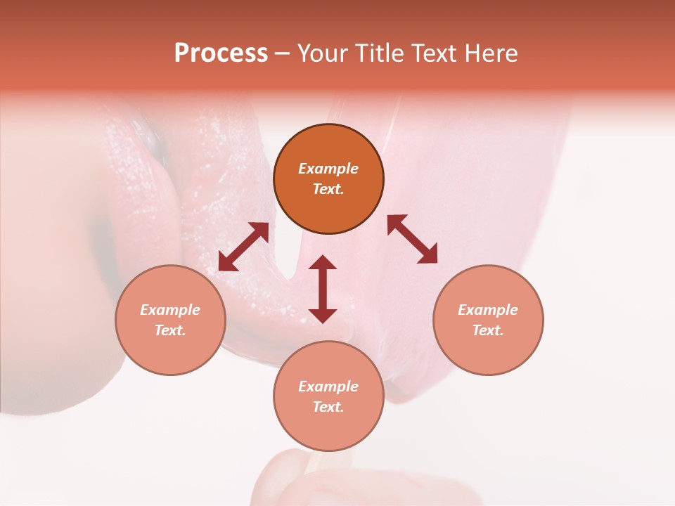 Holding Enjoyment Delicious PowerPoint Template