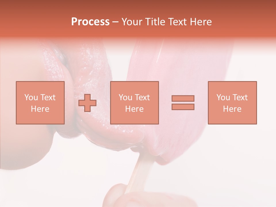 Holding Enjoyment Delicious PowerPoint Template