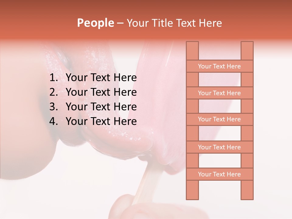 Holding Enjoyment Delicious PowerPoint Template