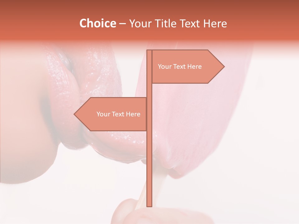 Holding Enjoyment Delicious PowerPoint Template