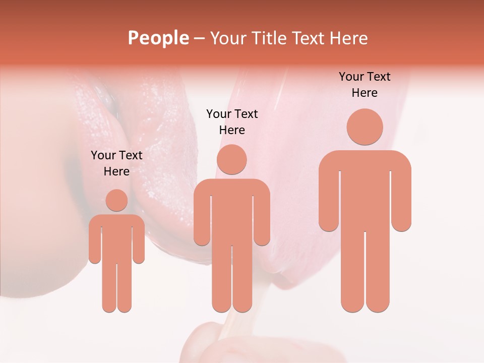 Holding Enjoyment Delicious PowerPoint Template