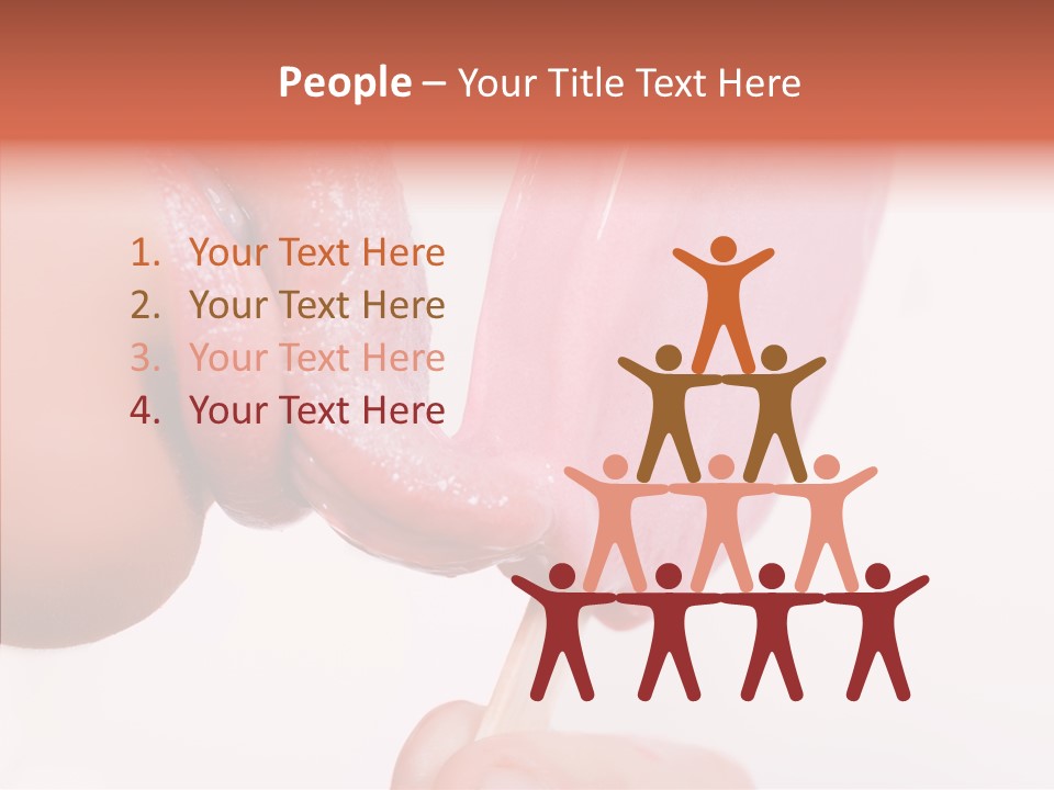 Holding Enjoyment Delicious PowerPoint Template