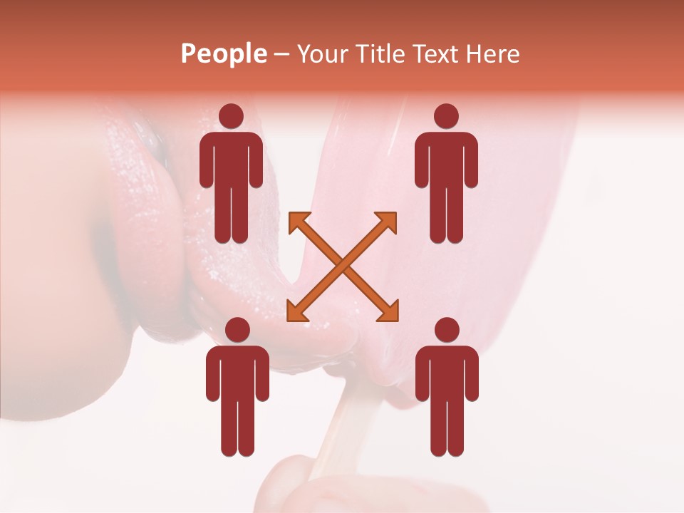 Holding Enjoyment Delicious PowerPoint Template