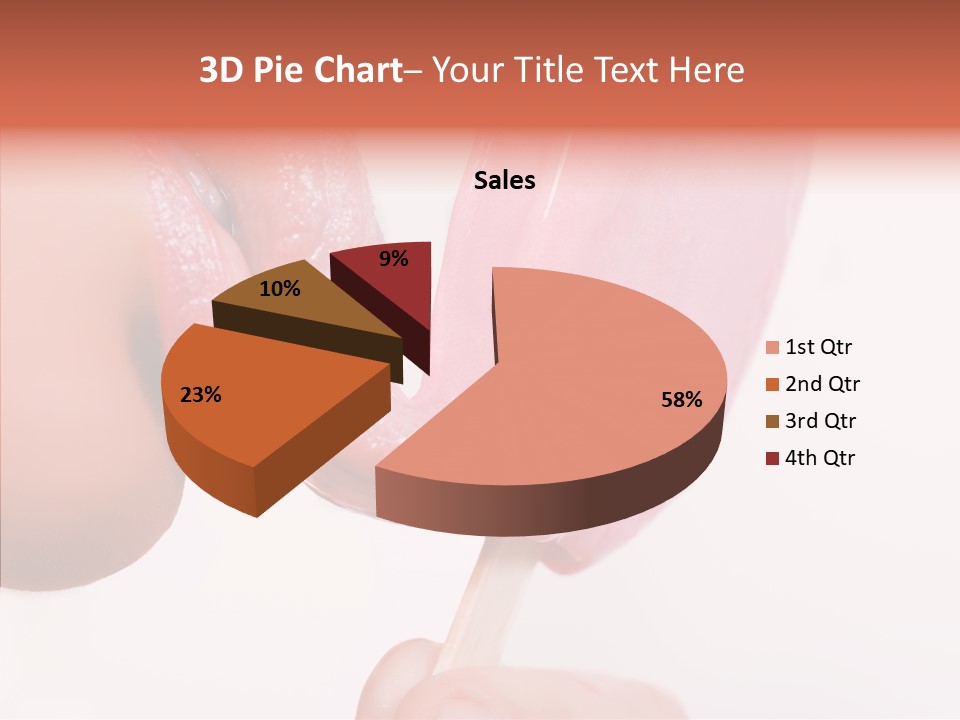 Holding Enjoyment Delicious PowerPoint Template