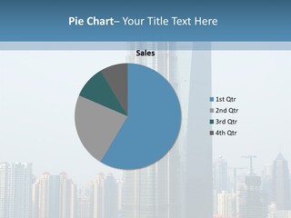 Office Chinese Skyscraper PowerPoint Template