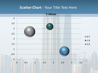 Office Chinese Skyscraper PowerPoint Template