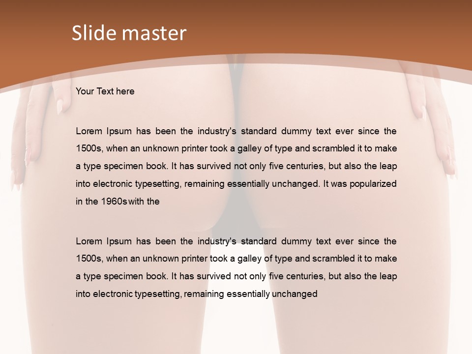 Sexy Charming Gorgeous PowerPoint Template