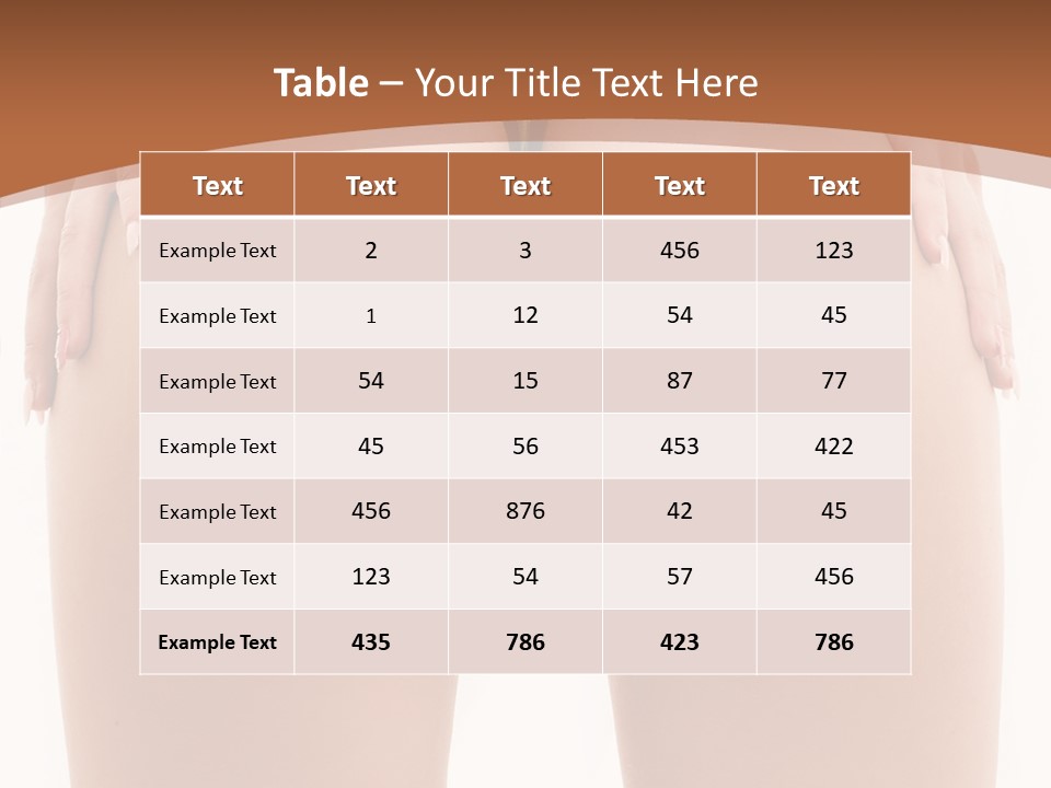 Sexy Charming Gorgeous PowerPoint Template