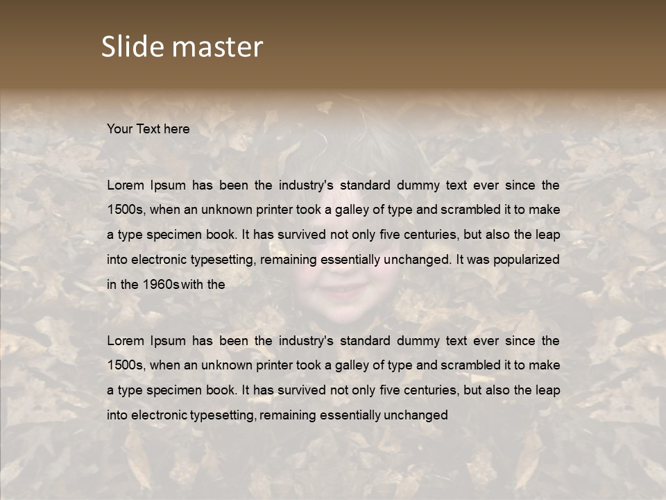 People Grin Happy PowerPoint Template