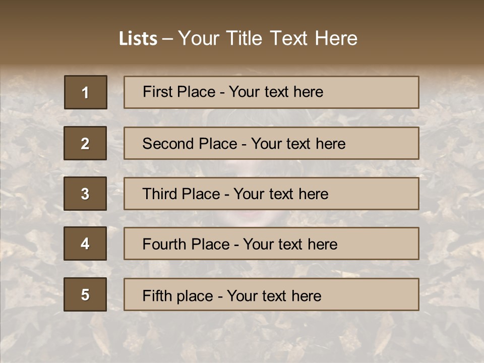 People Grin Happy PowerPoint Template