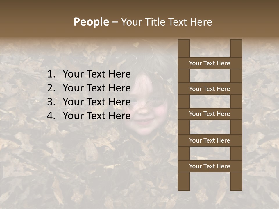 People Grin Happy PowerPoint Template