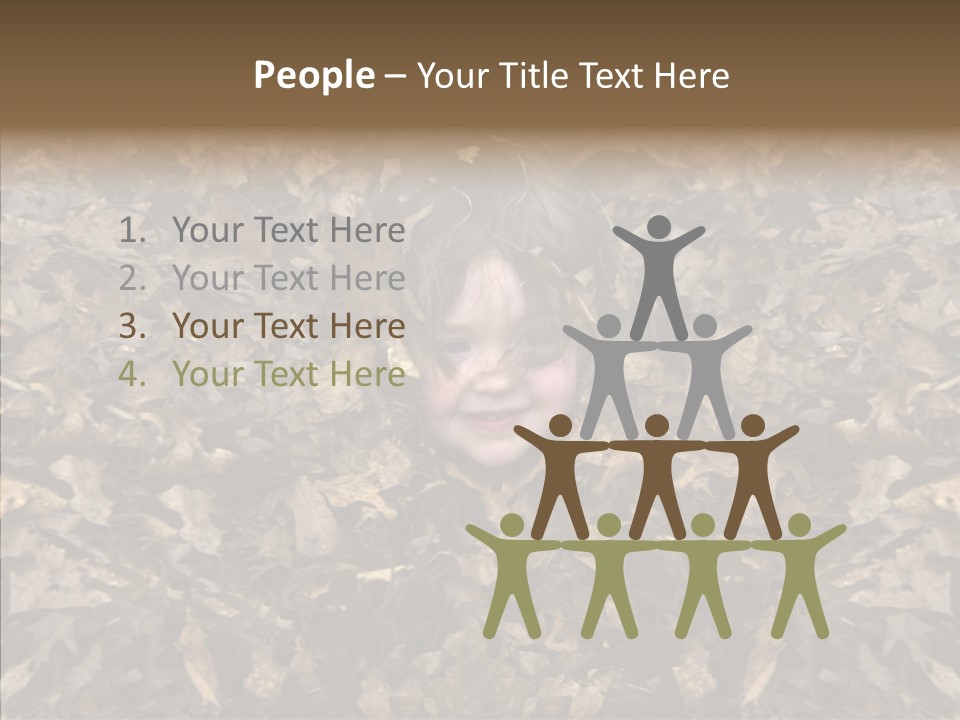 People Grin Happy PowerPoint Template