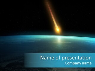 Universe Impact Planet PowerPoint Template