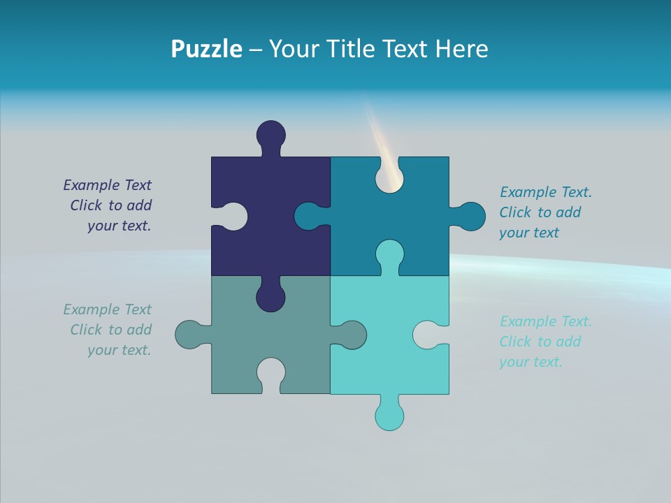 Universe Impact Planet PowerPoint Template