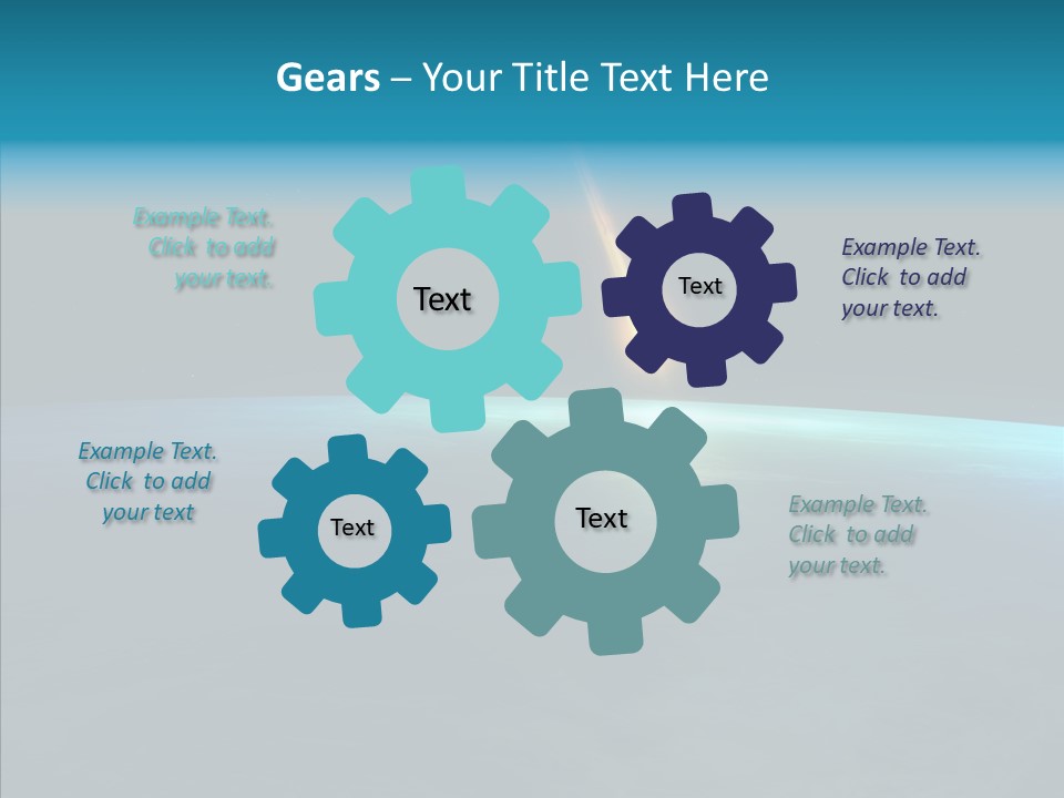 Universe Impact Planet PowerPoint Template