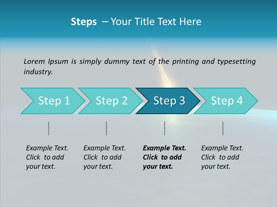 Universe Impact Planet PowerPoint Template